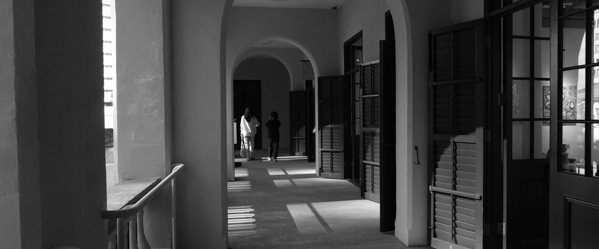 Two doorways, representing the two licence types behind similar names