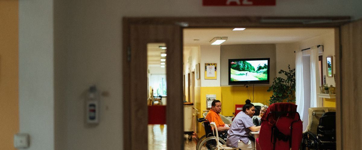 A resident's room in a nursing home
